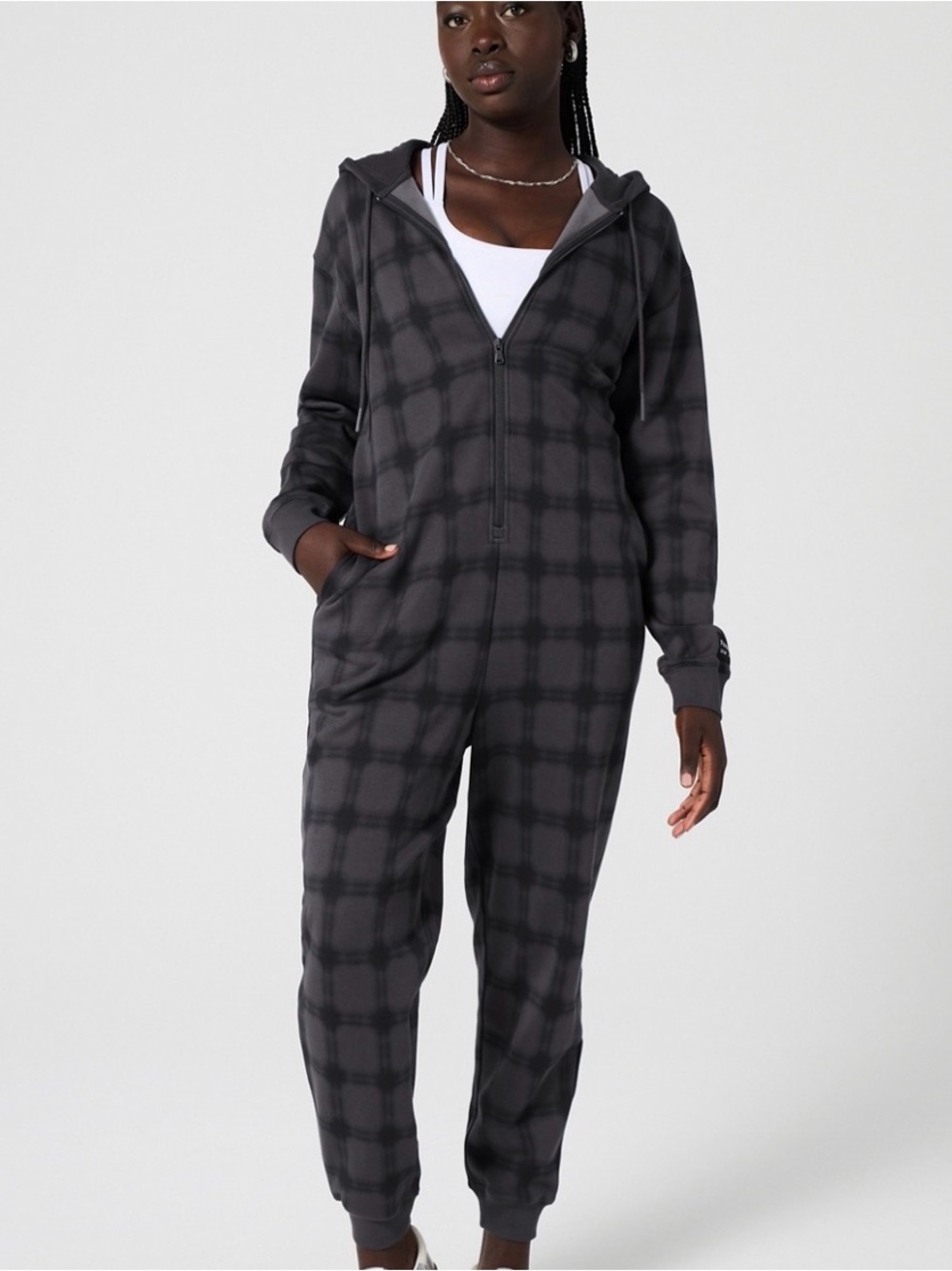 Fabletics Cozy Fleece Hooded Onesie